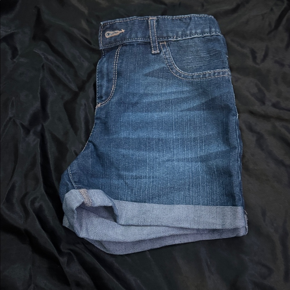 Place Dark Blue Denim Shorts - Picture 3 of 4